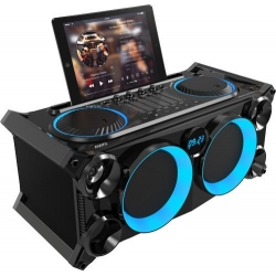 Boombox z akumulatorem, 120W, Ibiza, SPLBOX200-BK